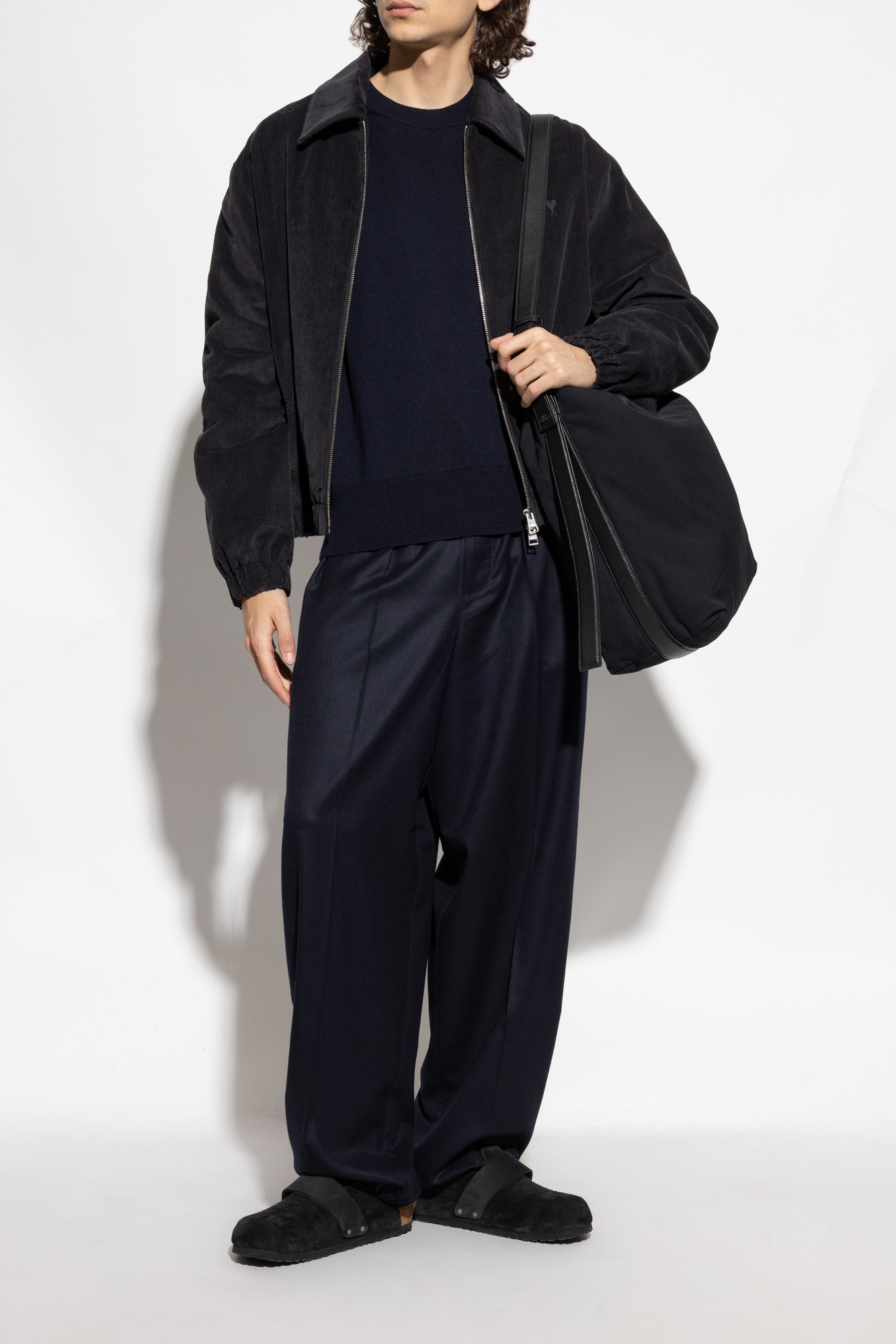 Ami Alexandre Mattiussi Sweater with embroidered logo | Men's | Vitkac
